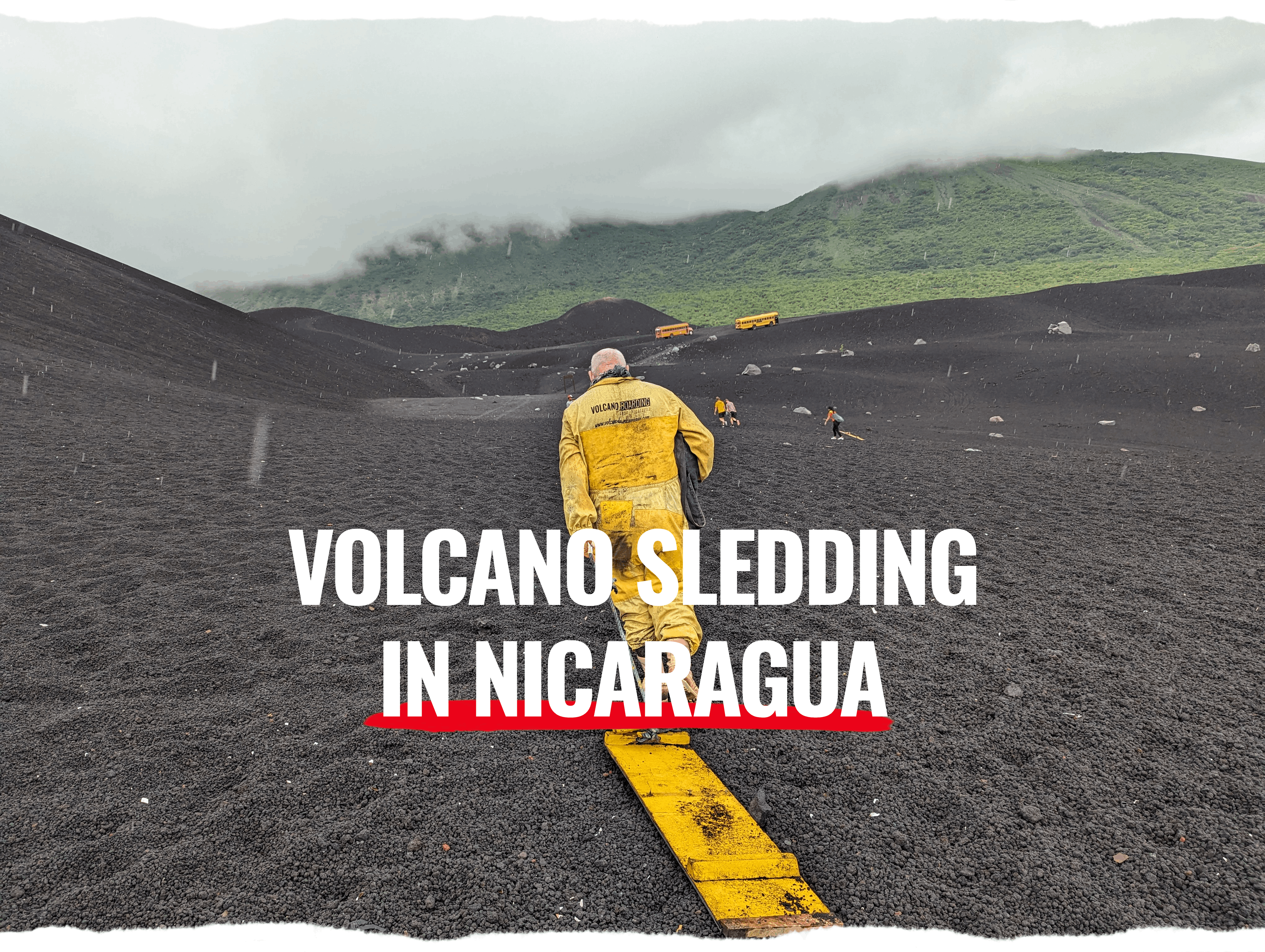 Ron Howard Volcano Sledding in Nicaragua