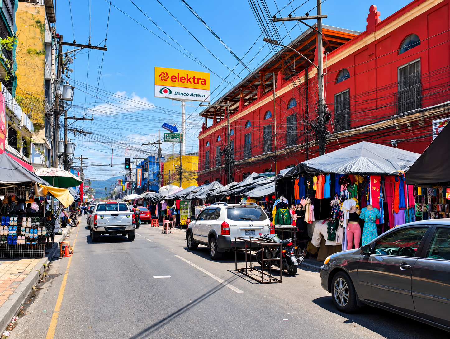 Street Parking Traveling American shows Street Parking in San Pedro Sula Honduras